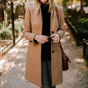 NWOT J.Crew Regent Topcoat